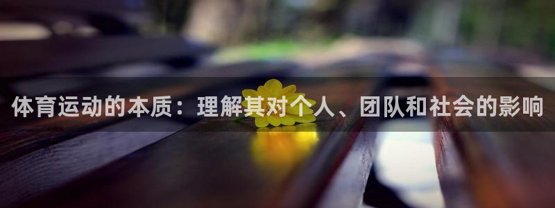 JJB竞技宝官网下载是干嘛的公司：体育运动的本质：理