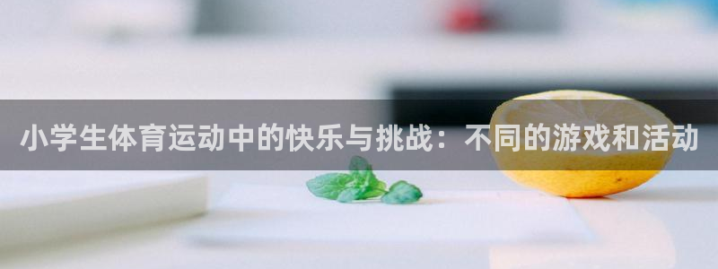 JJB竞技宝官网下载平台注册流程视频：小学生体育运动